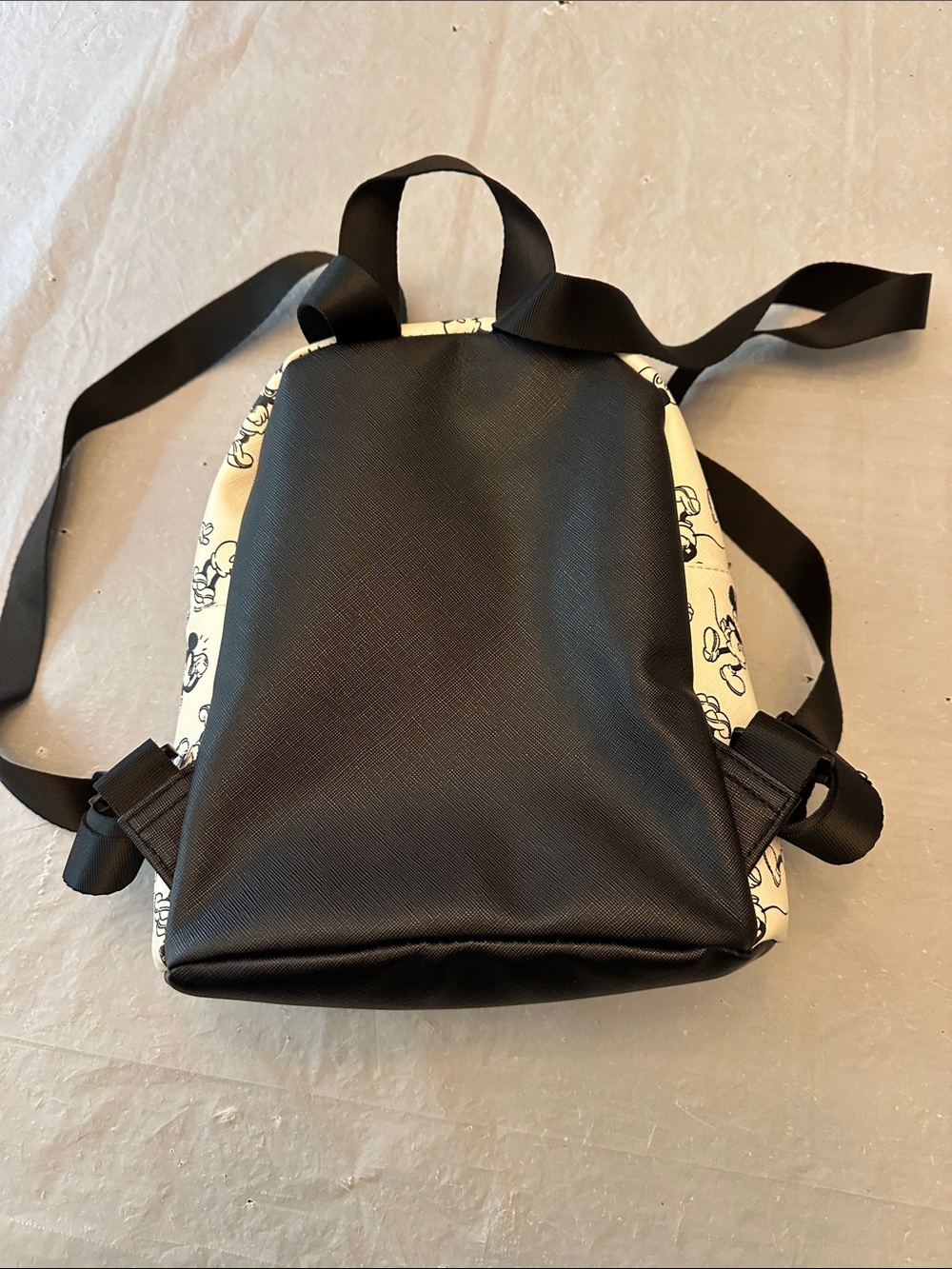 Disney Black & White Mickey Pattern Mini Backpack - Picture 2 of 7